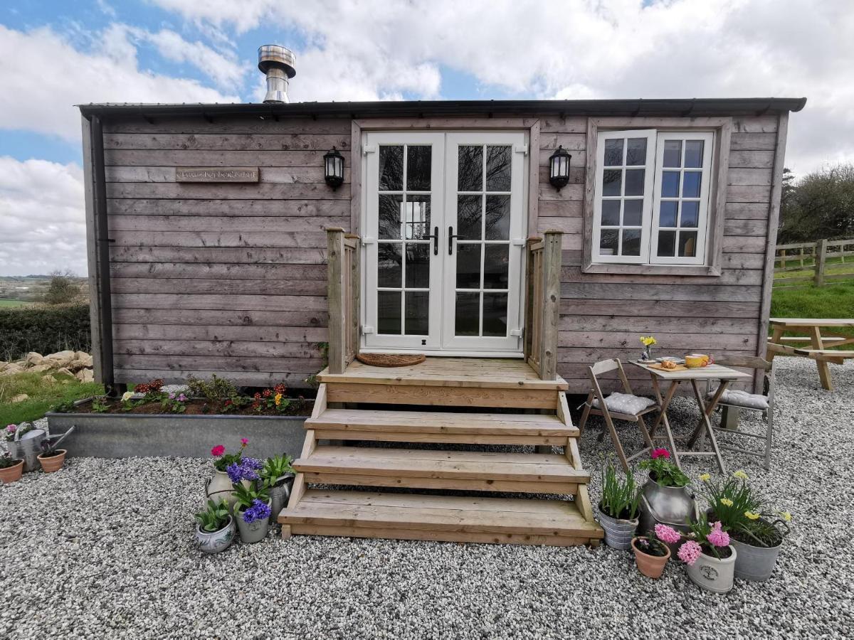 Elvan Farm Shepherd'S Hut Villa Exeter Exterior foto