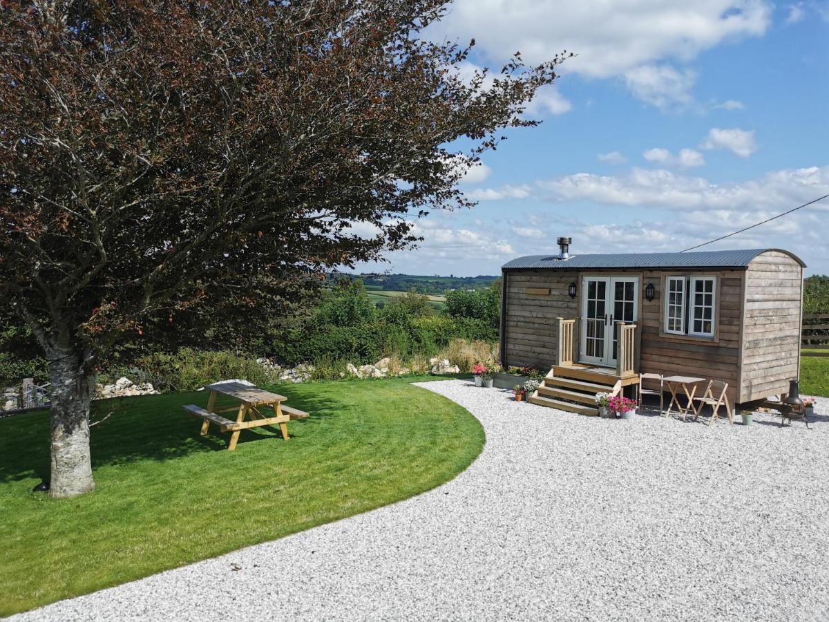 Elvan Farm Shepherd'S Hut Villa Exeter Exterior foto