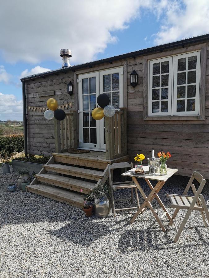 Elvan Farm Shepherd'S Hut Villa Exeter Exterior foto