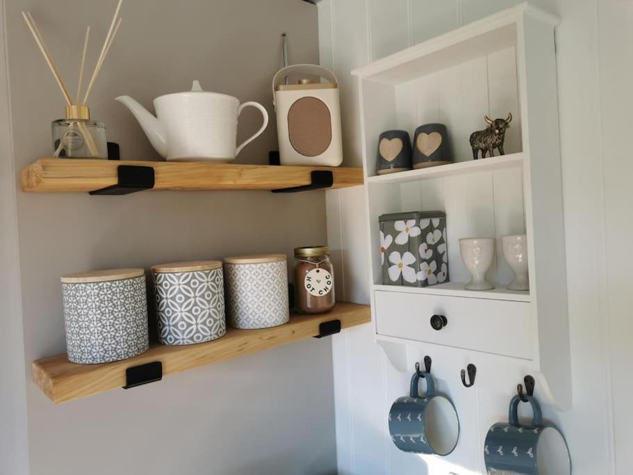 Elvan Farm Shepherd'S Hut Villa Exeter Exterior foto