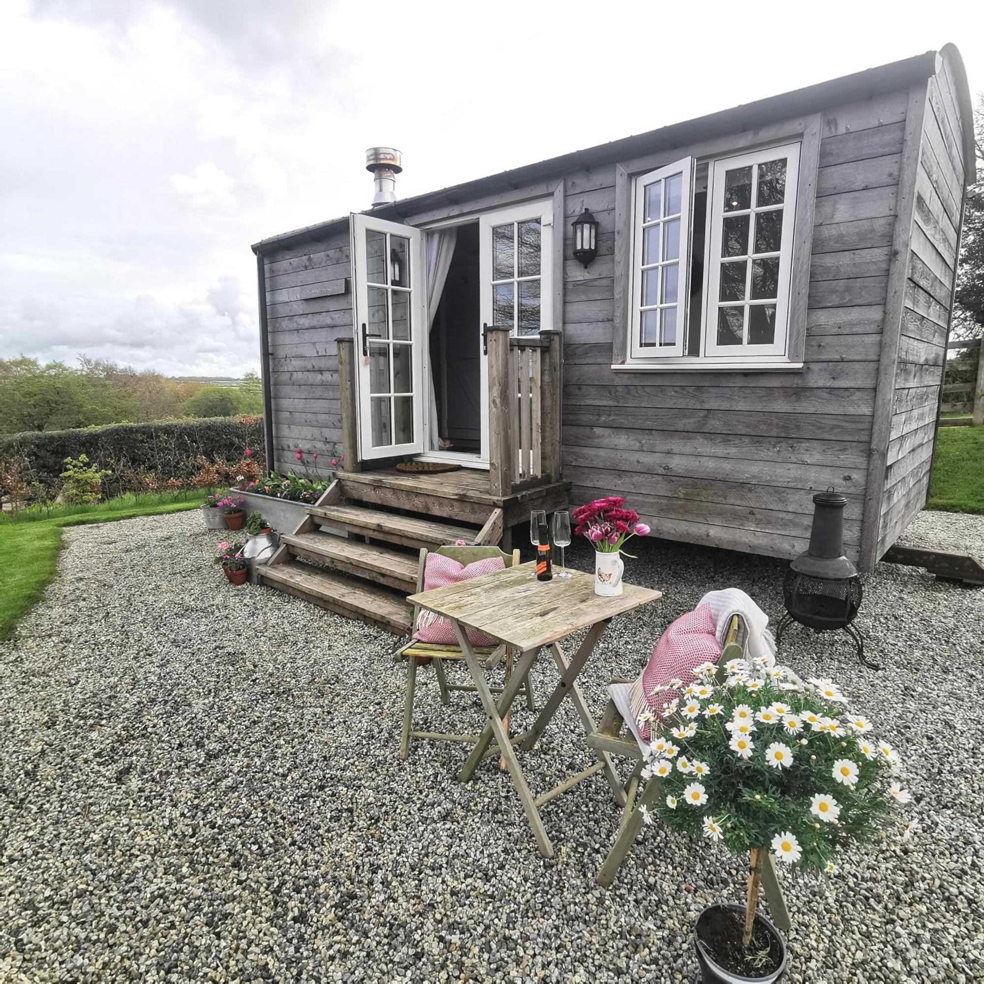 Elvan Farm Shepherd'S Hut Villa Exeter Exterior foto